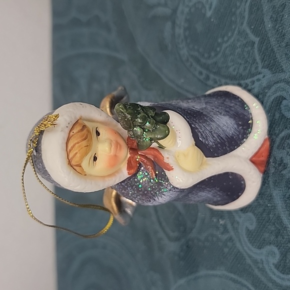 Christmas Bell Angel Ornaments Lot Of 3 - Picture 7 of 10